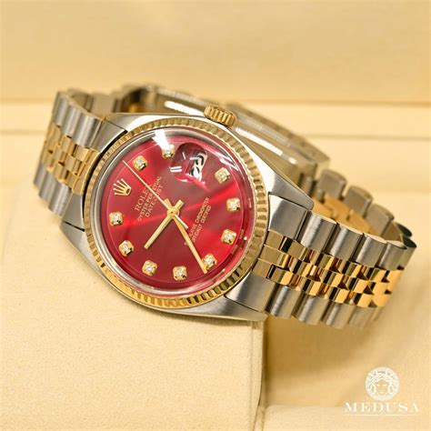 rolex datejust true facet|vintage red face Rolex.